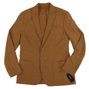 NWT Alfani Textured Seersucker 2-Button Classic Fit Blazer Men's Sport Coat XXL
